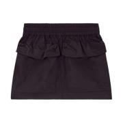 Diesel Ficka Svart Elastisk Midja Shorts Black, Dam