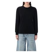 T by Alexander Wang Essentiell långärmad T-shirt Black, Dam