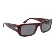 Persol Stiliga solglasögon med unik design Brown, Unisex