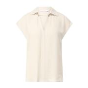 Patrizia Pepe Blus med kedjedetalj Beige, Dam