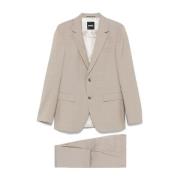 Hugo Boss Lyxigt Beige Kostym för Män Beige, Herr