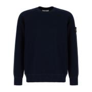 Stone Island Stiligt Stickat Sortiment Blue, Herr