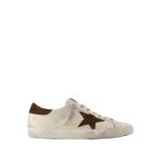 Golden Goose Super Star Lädersneakers White, Herr