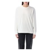 T by Alexander Wang Essentiell långärmad T-shirt White, Dam