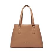 Valentino by Mario Valentino Stiliga Tote Bags för Shopping Beige, Dam