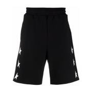 Golden Goose Svarta Denim Shorts för Kvinnor Black, Herr