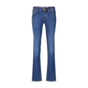 Jacob Cohën Slim-Fit Straight-Cut Jeans Blue, Herr