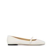 Jimmy Choo Vita platta skor Elegant stil Beige, Dam