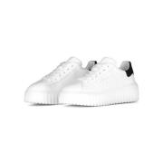 Hogan Lädersneaker med H-Stripes White, Dam