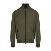 Kiton Grön Polyester Stilig Skjorta Green, Herr