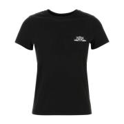 Kenzo Klassisk Svart Bomull T-shirt Black, Dam