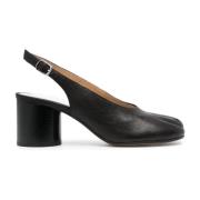 Maison Margiela Svarta Slingback Sandaler Black, Dam