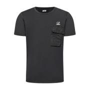 C.p. Company Avslappnad Bomull T-shirt Black, Herr