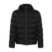 Herno Stilig Svart Pufferjacka Aw24 Black, Herr