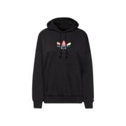 Adidas Svart damhoodie Black, Dam