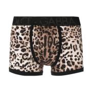 Dolce & Gabbana Leopardmönster Logo Waistband Underkläder Multicolor, ...