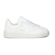 Golden Goose Vita Läderstjärnsneakers White, Herr