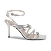 Pinko Silver Platta Skor Gray, Dam