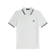 Fred Perry Klassisk Polo Tröja White, Herr