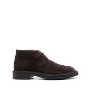 Tod's Brun Mocka Snörskor Loafers Brown, Herr