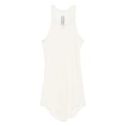 Rick Owens Vit Ribbad Tanktop Bomull Italien White, Herr