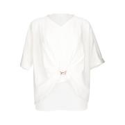 Liu Jo Grundläggande T-shirt White, Dam