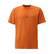 C.p. Company Avslappnad Bomull T-shirt Orange, Herr