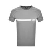 Hugo Boss Klassisk T-shirt för vardagsbruk Gray, Herr