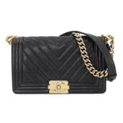 Chanel Vintage Pre-owned Laeder chanel-vskor Black, Dam