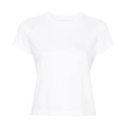 Alexander Wang Logo Print Crew Neck T-shirts White, Dam