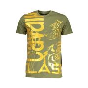 Cavalli Class Grön Bomull Tryckt Logotyp T-shirt Green, Herr