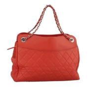 Chanel Vintage Pre-owned Laeder handvskor Red, Dam