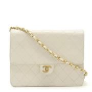 Chanel Vintage Pre-owned Laeder chanel-vskor Beige, Dam