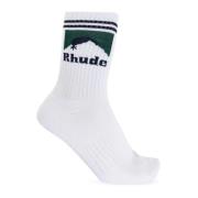 Rhude Logosockor White, Herr