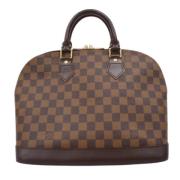 Louis Vuitton Vintage Pre-owned Tyg handvskor Brown, Dam