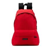 Balenciaga Vintage Pre-owned Canvas axelremsvskor Red, Herr