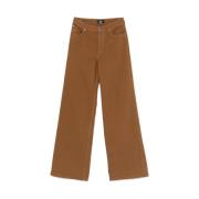 A.p.c. Elisabeth High-Waist Jeans Brown, Dam