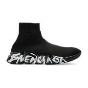 Balenciaga Ankellåga sneakers Speed 2.0 LT Black, Dam