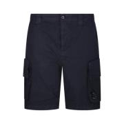 C.p. Company Blå Cargo Shorts för Män Blue, Herr