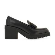 Salvatore Ferragamo Svarta klackskor Black, Dam