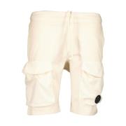 C.p. Company Stiliga Bermuda Shorts för Män Beige, Herr