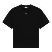 Off White Kortärmad rund hals T-shirt Black, Herr