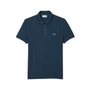 Lacoste Slim Fit Piqué Polo Shirt Blue, Herr