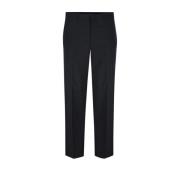 Department Five Svarta Wide Leg Chino Byxor Black, Herr