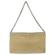 Chanel Vintage Pre-owned Laeder chanel-vskor Beige, Dam