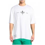 Neil Barrett Begränsad upplaga Fronttryck Bomull T-shirt White, Herr