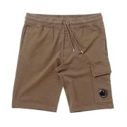 C.p. Company Stiliga Bermuda Shorts för Män Brown, Herr