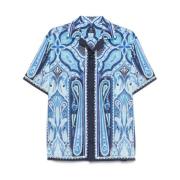 Etro Stiliga Skjortor Kollektion Blue, Herr