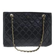 Chanel Vintage Pre-owned Laeder handvskor Black, Dam