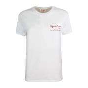 MC2 Saint Barth Kortärmad T-shirt Augusti Kärlek Emilie White, Dam